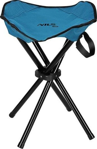 Stol kampingu NILS CAMP NC3010, i palosshëm, çelik 100 kg, blu