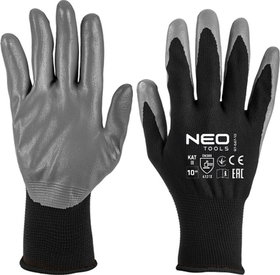 Doreza pune Neo Tools 97-647-11, poliester me nitril, EN388 4131X, përmasa 11