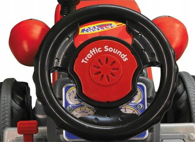 Traktor elektrik lodër Jamara Power Drag, 12V, me timon, i kuq