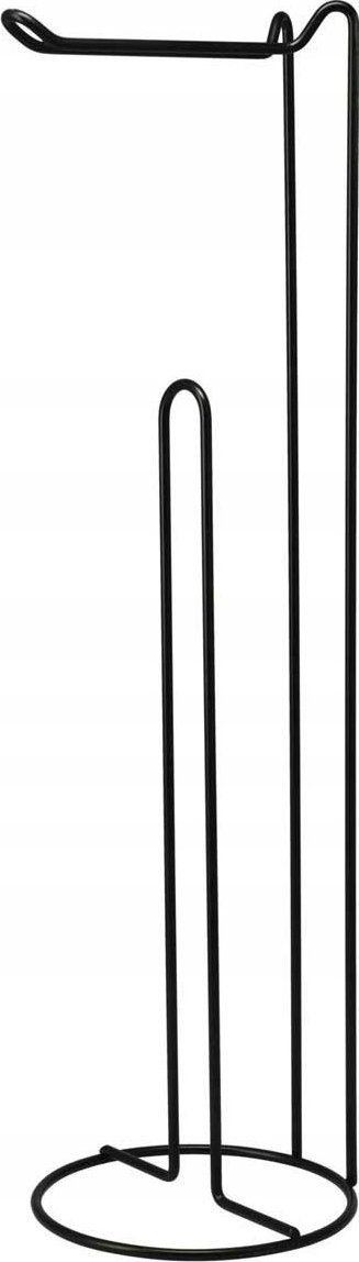 Stendë letre tualeti metalike, 54 cm, e zezë