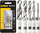 Set boriçesh vetëfiletuese Dewalt, M4 M10, bisht HEX 1/4", 5 copë