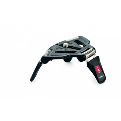 Mini tripod xhepi Manfrotto MP3-BK, për DSLR, deri 1.5 kg, i zi