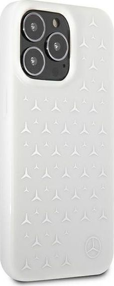 Mbulesë telefoni Mercedes MEHCP13LESPWH, për iPhone 13 13 Pro 6.1", e bardhë