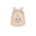 Çantë shpine fëmijësh Lassig Tiny Backpack Tiny Team Cat, dizajn mace, teddy fleece, bezhë