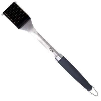 Furçë pastrimi për skarë Zyle ZY686BR, çelik inox, 45 cm, gri