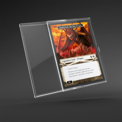 Kuti mbrojtëse kartash Gamegenic Slide Card Cases, 12 copë, për karta standarde, transparente