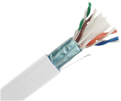 Kabllo rrjeti Microconnect Cat6 FTP Solid, 23AWG, 0.55mm