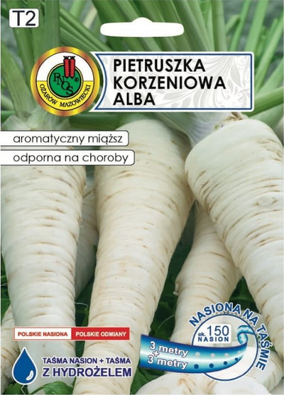 Farë majdanoz rrënjë PNOS Alba, në shirit 6m, për kopsht
