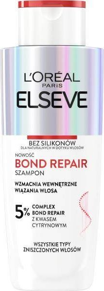 Shampon Loréal Paris Elseve Bond Repair, rigjenerues për flokë të dëmtuar, 200 ml