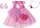 Set fustan, këpucë & shirit Zapf BABY born® Ball, rozë