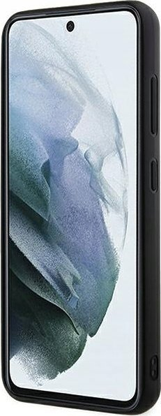 Заштитна кутија Karl Lagerfeld KLHCS24S3DMBKCK, за Samsung Galaxy S24, тврда навлака 3D Rubber Glitter, црна