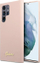 Kutia mbrojtëse Guess GUHCS23LLSLMGPP për Samsung Galaxy S23 Ultra, silikon, rozë