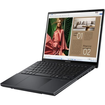 Лаптоп Asus Zenbook Duo UX8406CA, 14\" 3K OLED, Intel Core Ultra 9, 32GB RAM, сив