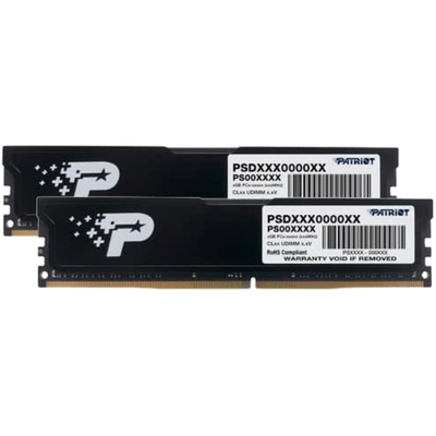 RAM Patriot Signature Line PSD432G3200K, 32GB DDR4, 3200MHz, e zezë