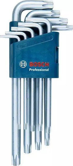 Set клучеви Torx Bosch Professional, 9 парчиња, T10–T50