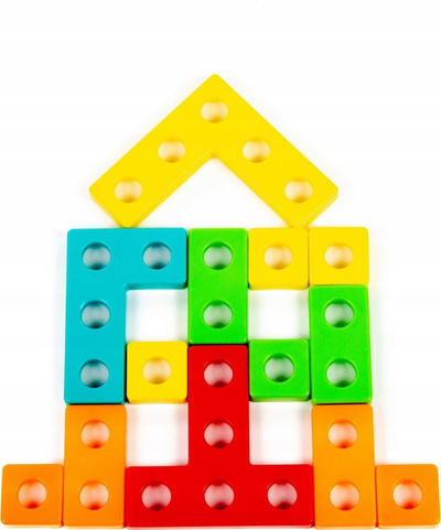 Lodër edukative Polesie 3D Puzzle Nr.1, 23 copa, shumëngjyrëshe