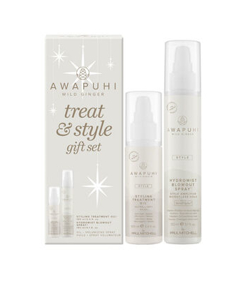 Set për flokë PAUL MITCHELL Polished Style, sprej rigjenerues për flokë 150 ml + vaj trajtues për flokë 100 ml
