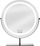 Kозметичко огледало Humanas HS-HM Scarlet, LED, ротација 360°, црно