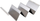 Mbajtëse për tacos Kinghoff KH1804, çelik inox, 2 ose 3 porcione, argjend