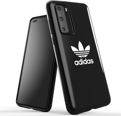 Mbrojtëse Adidas Snap Trefoil FW20 për Huawei P40, e zezë