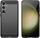 Mbështjellës telefoni Carbon Case Samsung Galaxy S24 Plus, TPU fleksibël, efekt fibër karboni, i zi