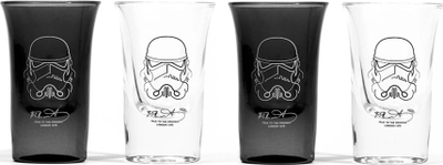 Set gotash xhami Original Stormtrooper, 4 copa, transparent