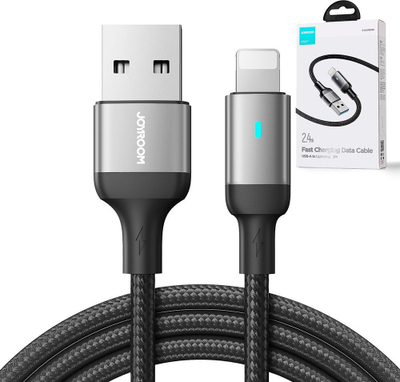 Kabllo karikimi Joyroom A10 Series Lightning, USB A, 2 m, 2.4A, e zezë