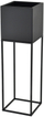 Stendë lulesh Lorient, 19 x 19 x 67 cm, metal, e zezë