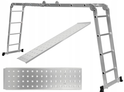 Platformë alumini 5m, kapacitet 150kg, gri