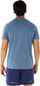 Bluzë sportive Asics Big Logo Tee, pambuk, me mëngë të shkurtra, blu