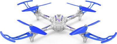 Dron lodër Revolt Night Hawk, telekomandë pa tel, 16 lëvizje akrobatike, transparent blu