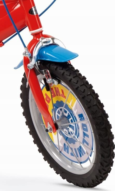 Biçikletë për kalamaj Toimsa Paw Patrol, 12", me rrota ndihmëse, e kuqe