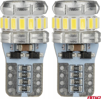 Llamba LED për makinë CANBUS, set 2 copë, 12V/24V 5W, e bardhë