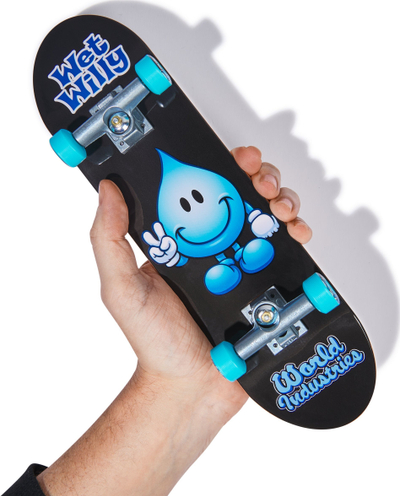 Lodër handboard Tech Deck World Industries, mini skateboard për duar, 27 cm, shumëngjyrëshe