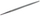 Lime e rrumbullakt metalike Round Metal Rasp 250mm, për hekur, 250mm