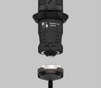 Elektrik dore Armytek Viking Pro Magnet USB, dritë e ngrohtë, i zi