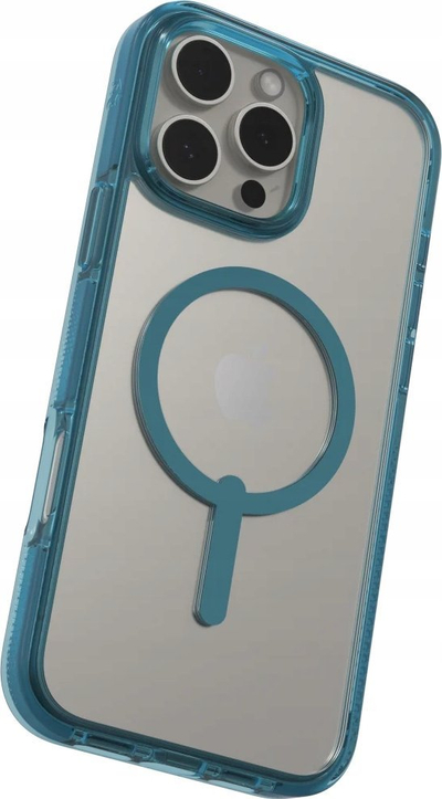 Mbrojtëse telefoni ZAGG Santa Cruz Snap për iPhone 16 Pro Max, me MagSafe, blu