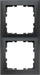 Kornizë dyshe Berker Square 5310128996, montim vertikal ose horizontal, anthracite mat