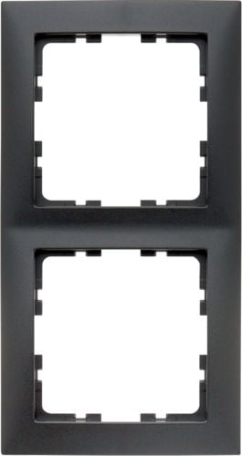 Kornizë dyshe Berker Square 5310128996, montim vertikal ose horizontal, anthracite mat