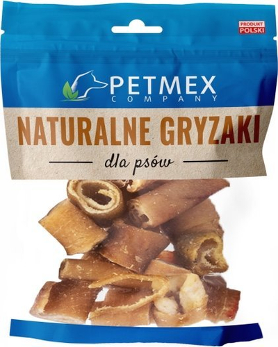 Shujta përtypëse për qen Petmex Pork Skin Chips, 100 g, natyrale