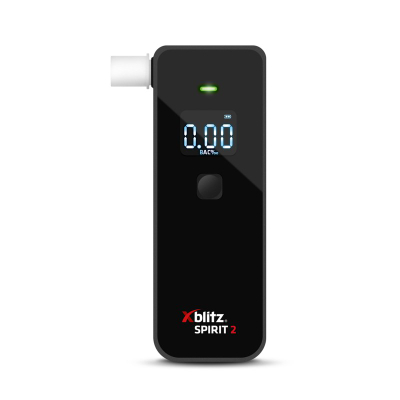 Alkooltest elektronik Xblitz Spirit 2, sensor elektronik, ekran LCD, i zi