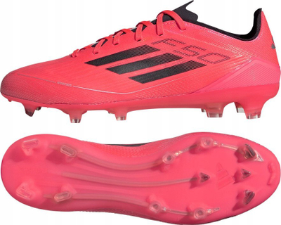 Këpuca futbolli Adidas F50 Pro FG IE0597, fushë natyrale, gjysmë-profesionale, rozë