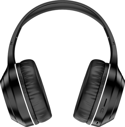Kufje Bluetooth Denver BTN-211, me ANC, me microSD, të zeza