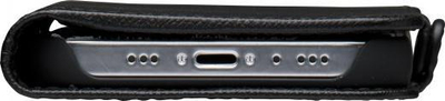 Mbrojtëse telefoni Dbramante1928 Milano për iPhone 12 Pro Max 6.7", lëkurë, e zezë