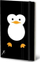 Bllok shënimesh Stifflex Penguin, 13x21 cm, 192 faqe, i zi