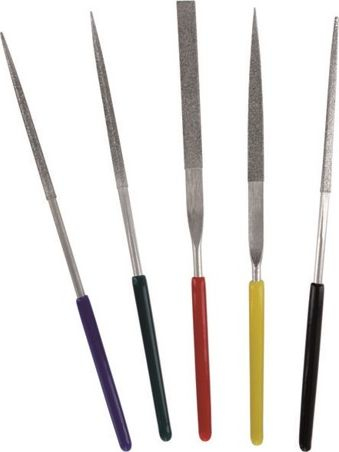 Set lima diamanti Vallejo VALT03004, 100mm, 5 copë