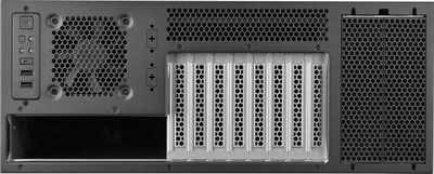 Kasë serverike SilverStone 4U, rackmount, e zezë