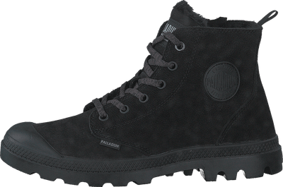 Çizme goca Palladium Pampa Hi, nubuk, me lesh nga brenda, bezhë