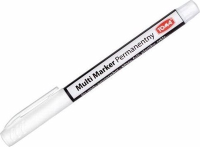 Set markerash permanent TOMA Multi Marker, majë 1.5 mm, 20 copë, të bardhë