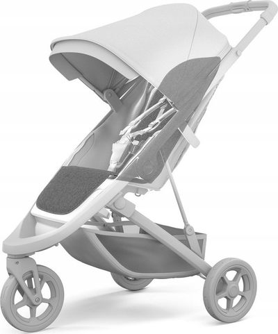 Shtresë sediljeje për karrocë Thule Seat Liner, universale, e butë, gri melange
